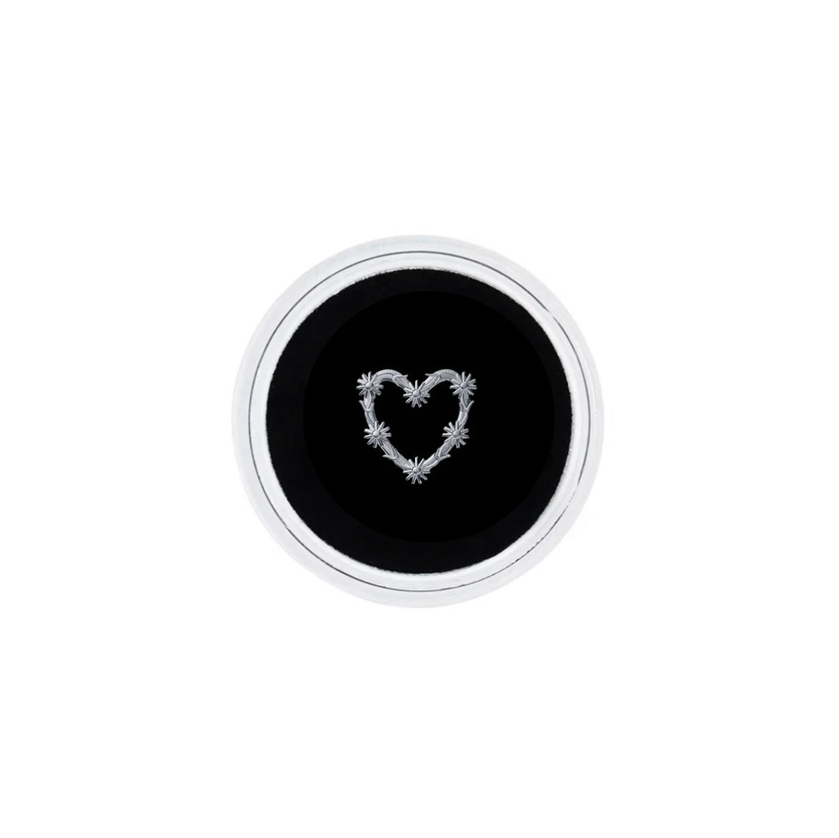 18k Gold Daisy Chain Heart Tooth Gem