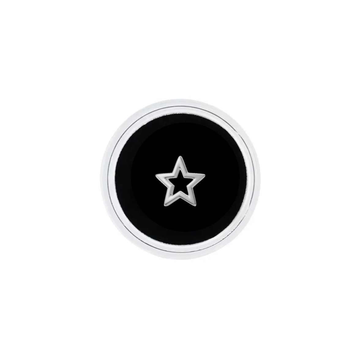 18k White Gold Tooth Gem