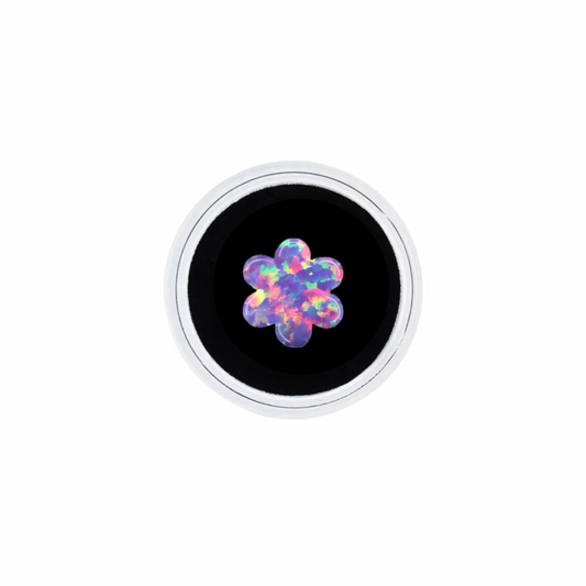 Opal Flower Tooth Gem