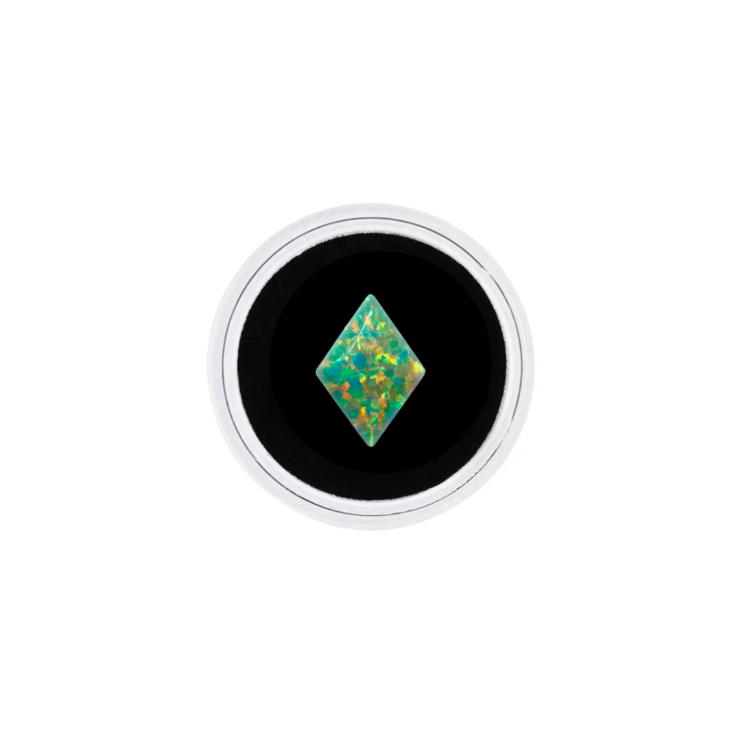 Opal Rhombus Tooth Gem