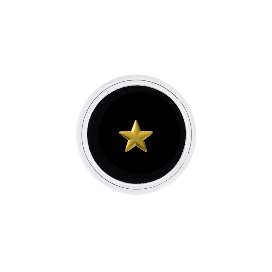 18k Gold Tooth Gem Star