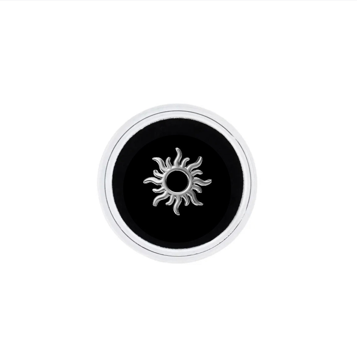 18k White Gold Tooth Gem