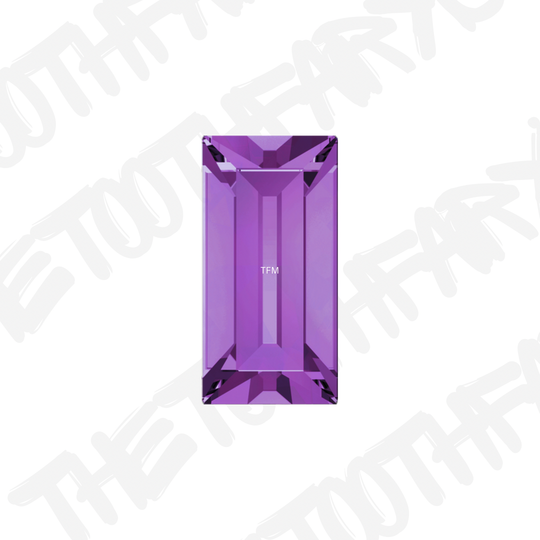 Swarovski Crystal Baguette amethyst