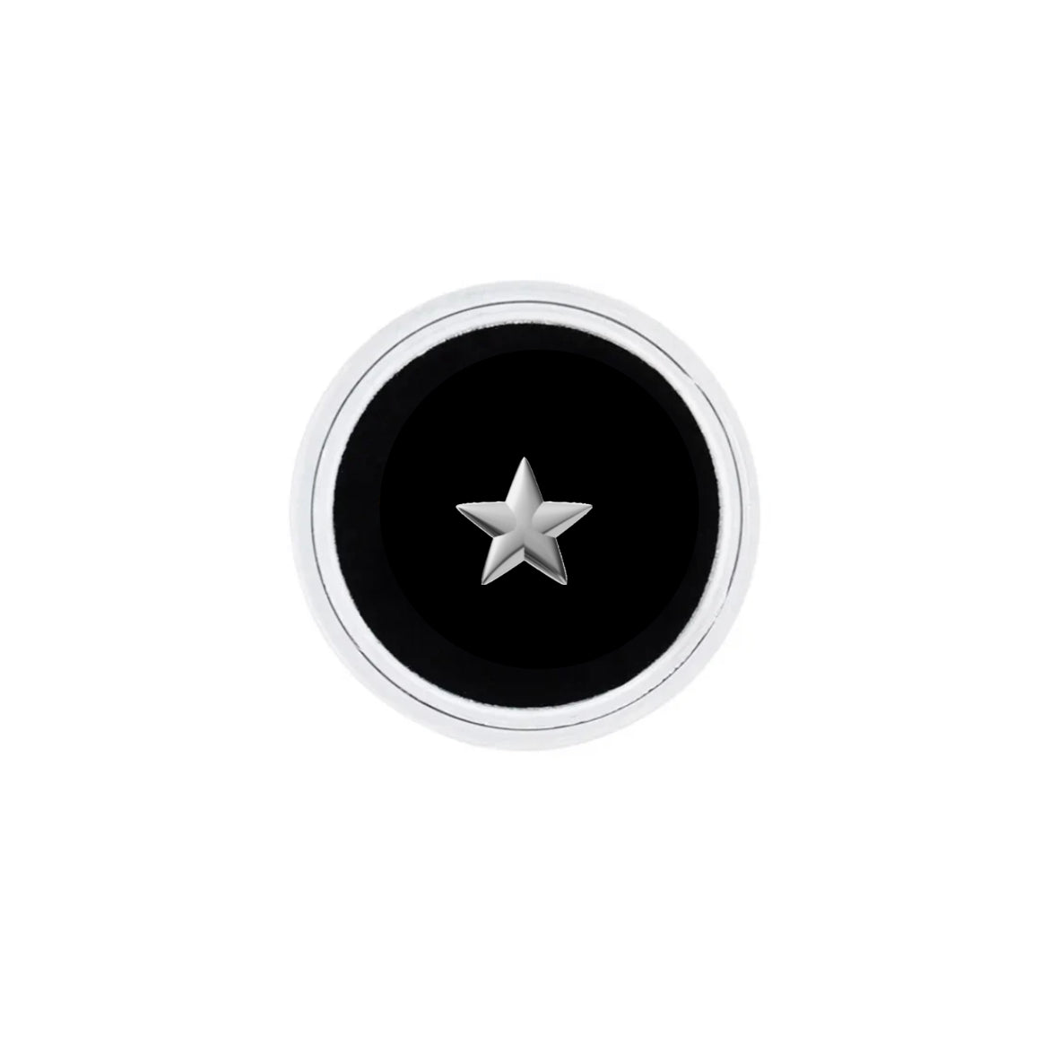 18k White Gold Tooth Gem