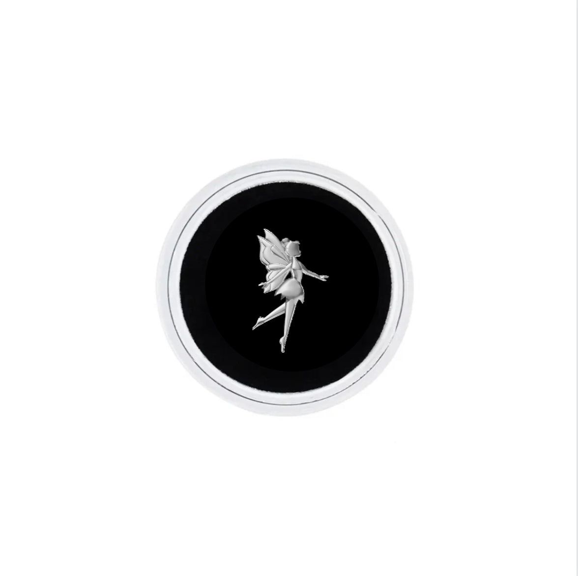 18k White Gold Fairy Tooth Gem