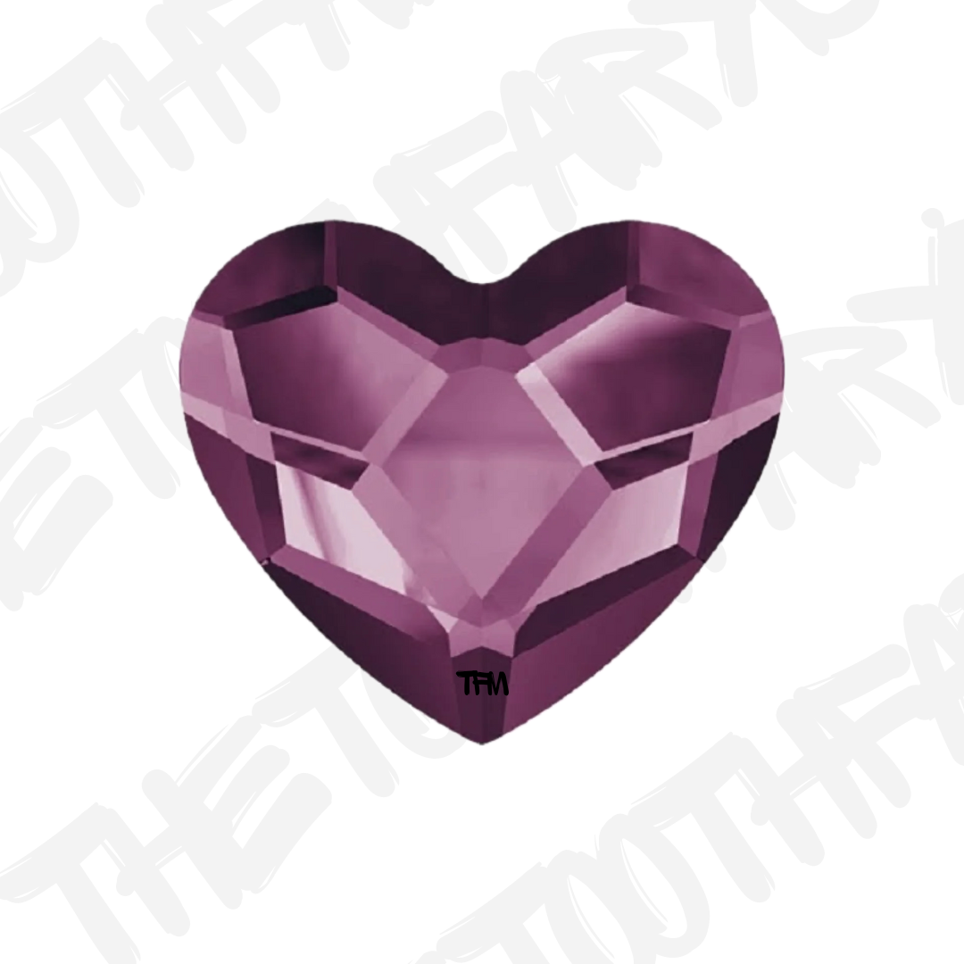 Swarovski Crystal Hearts Tooth Gem