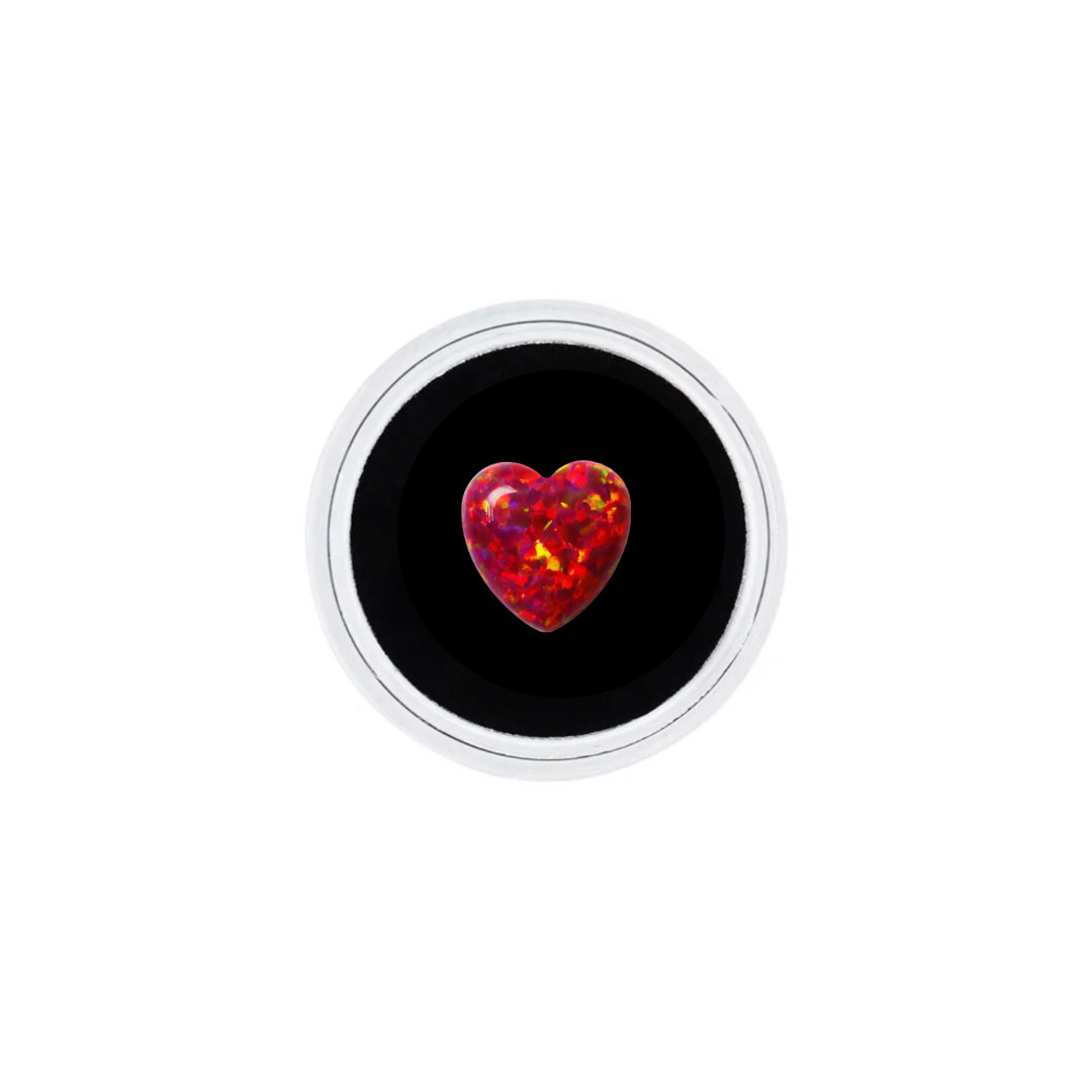 Opal Heart Tooth Gem