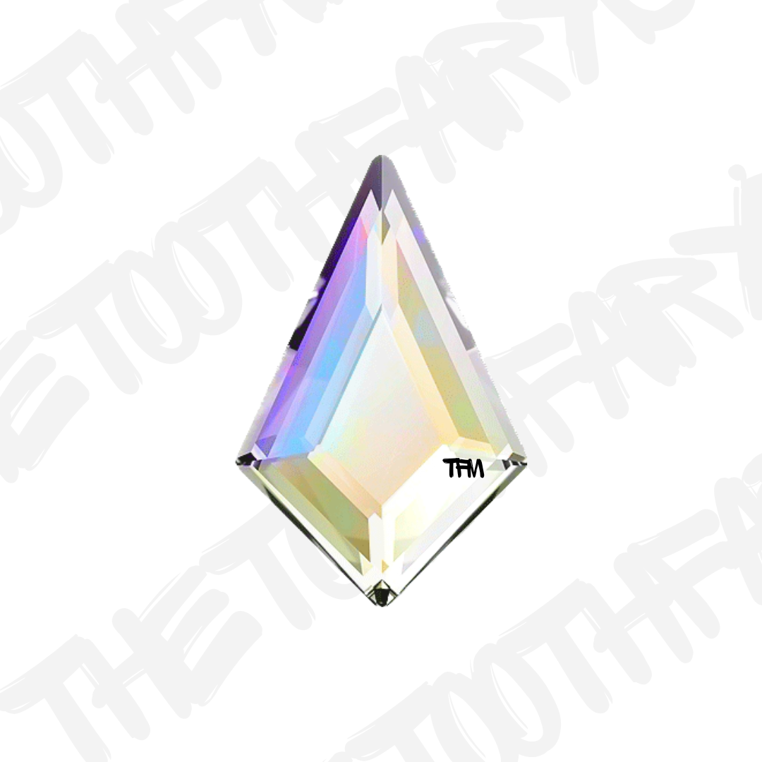 Swarovski Crystal Kite Tooth Gem crystal ab