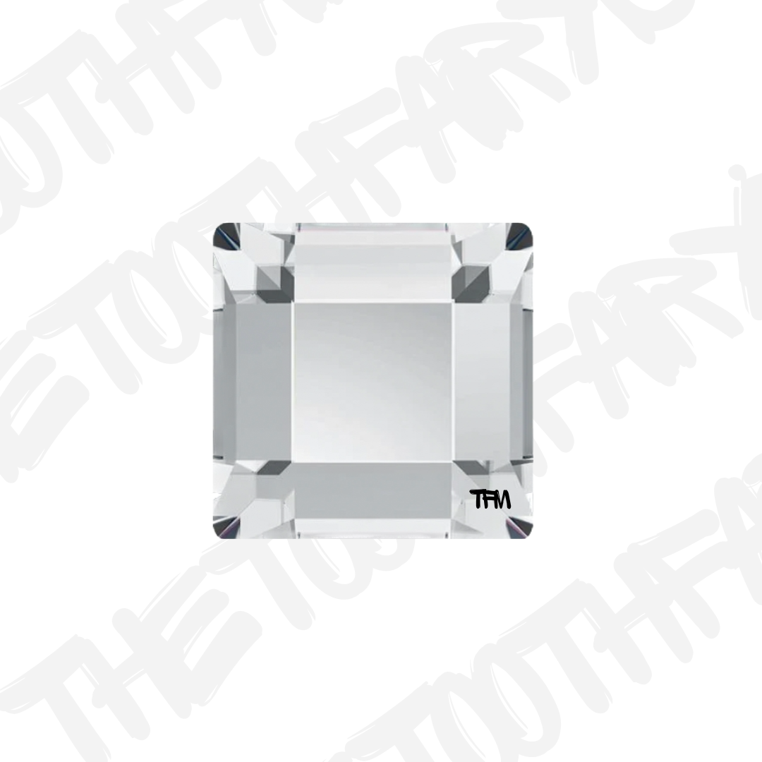 Swarovski Crystal Square Tooth Gem crystal
