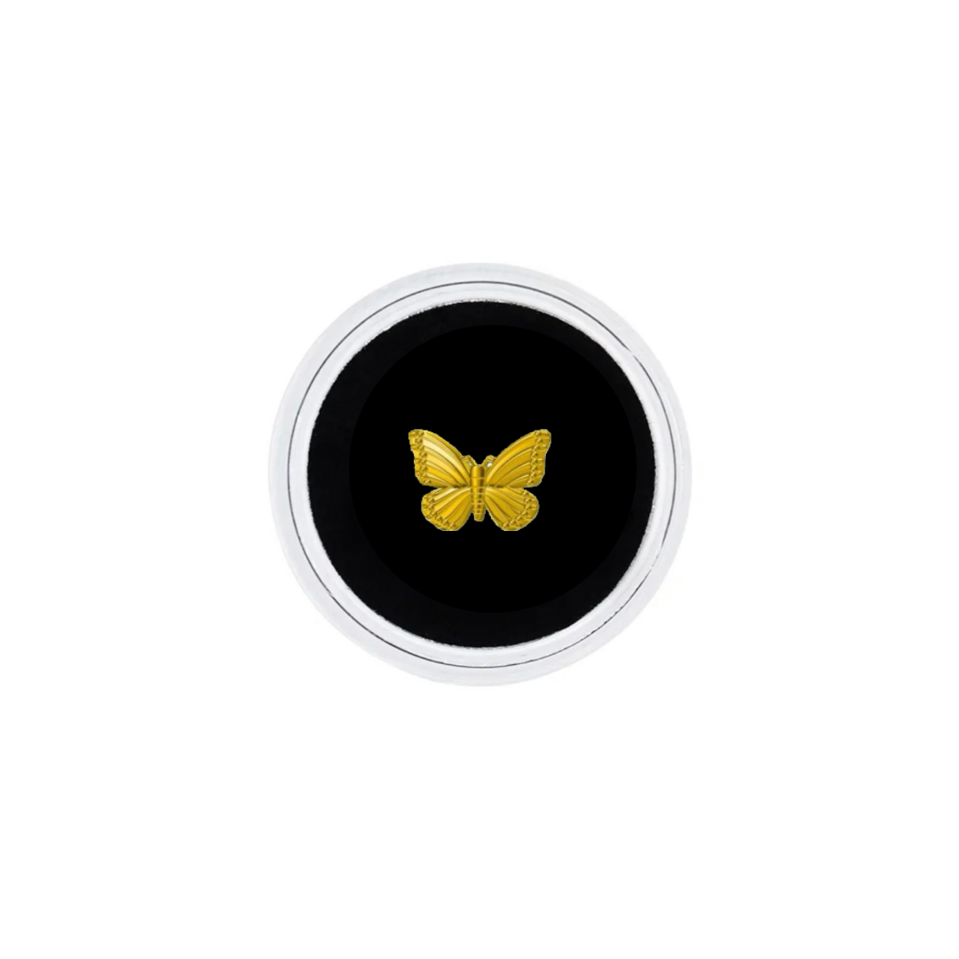 18k Gold Butterfly Tooth Gem