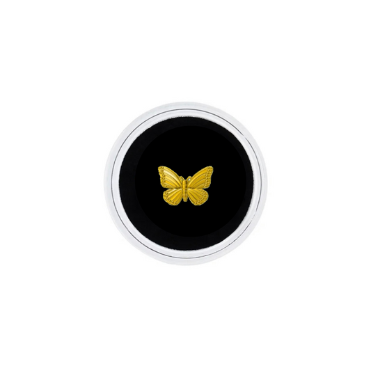 18k Gold Butterfly Tooth Gem