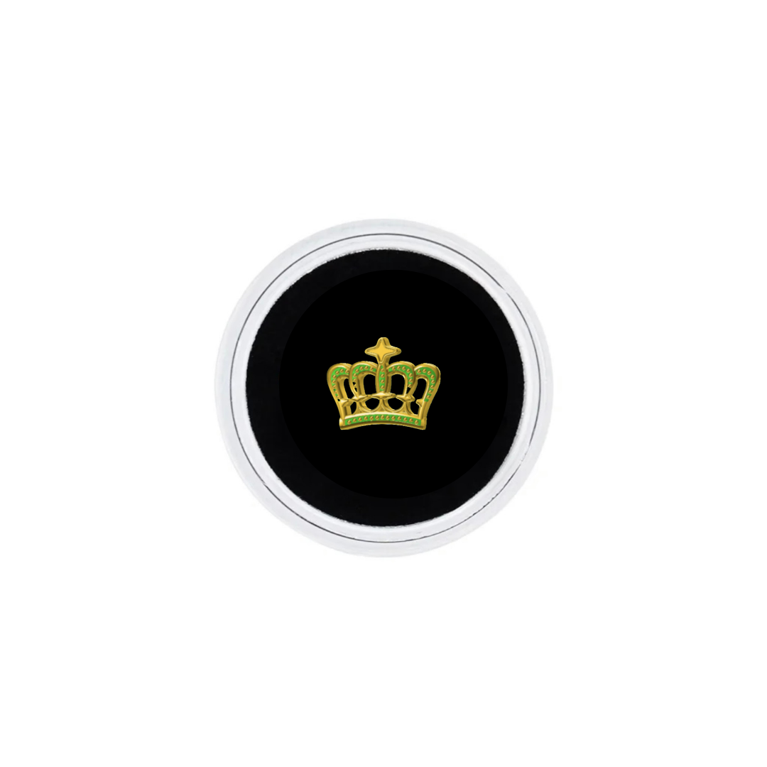 18k Gold Crown Tooth Gem