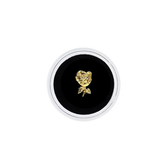 18k Gold Rose Tooth Gem