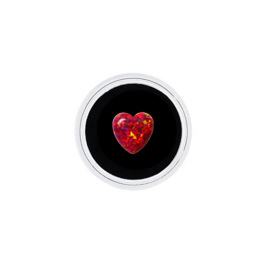 Opal Heart Tooth Gem