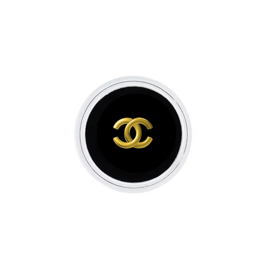 18k Gold Chanel Logo Tooth Gem