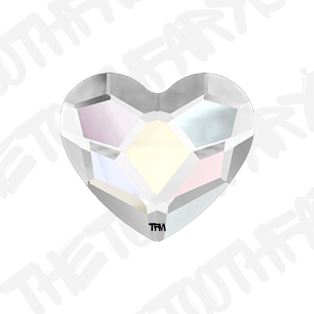 Swarovski Crystal Hearts Tooth Gem 