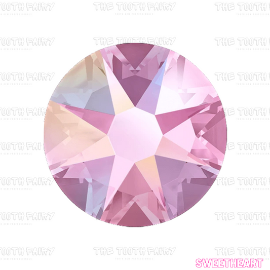 Swarovski Round Crystal Tooth Gems shimmer