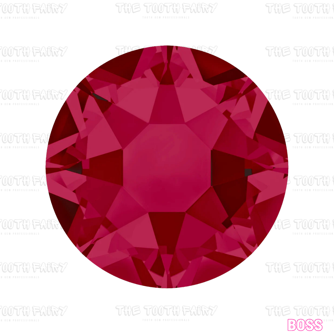 Red Swarovski Crystal Tooth Gems 