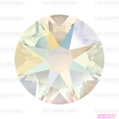 Swarovski Round Crystal Tooth Gems Crystal Shimmer