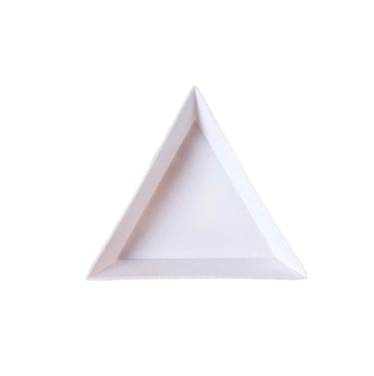 Triangle Gem Tray White